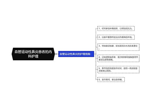 血管运动性鼻炎患者的内科护理