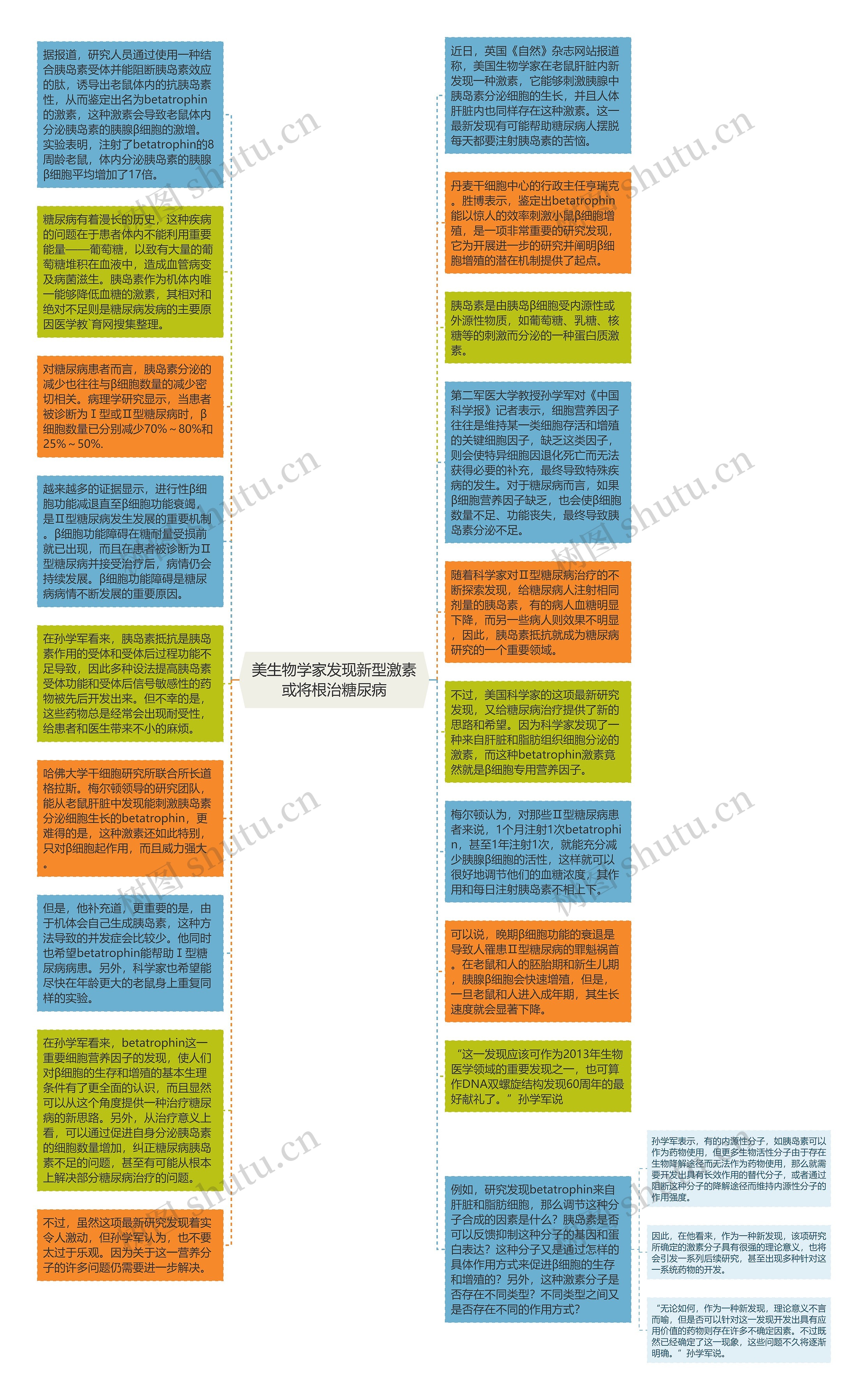 美生物学家发现新型激素或将根治糖尿病