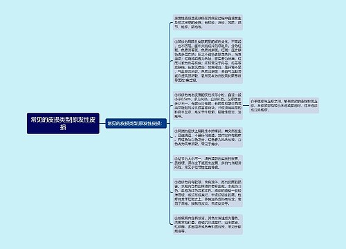 常见的皮损类型|原发性皮损