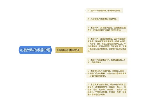 心胸外科的术前护理