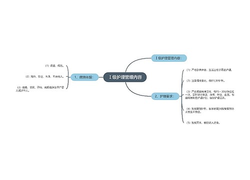 Ⅰ级护理管理内容