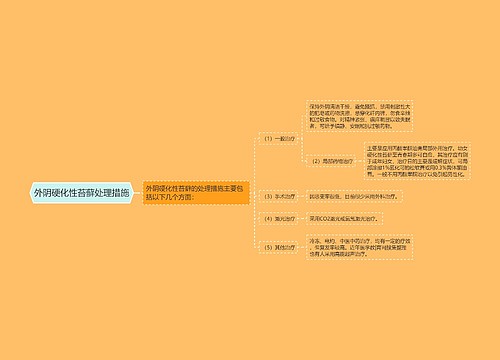 外阴硬化性苔藓处理措施