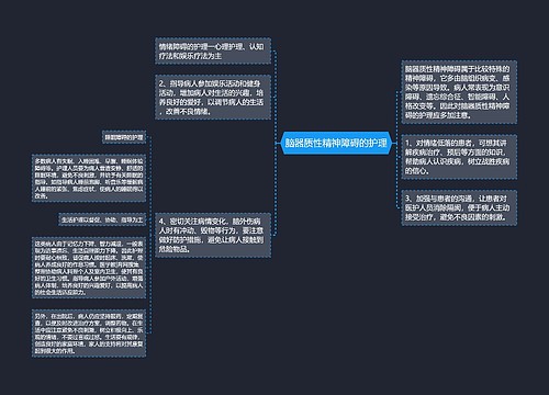 脑器质性精神障碍的护理