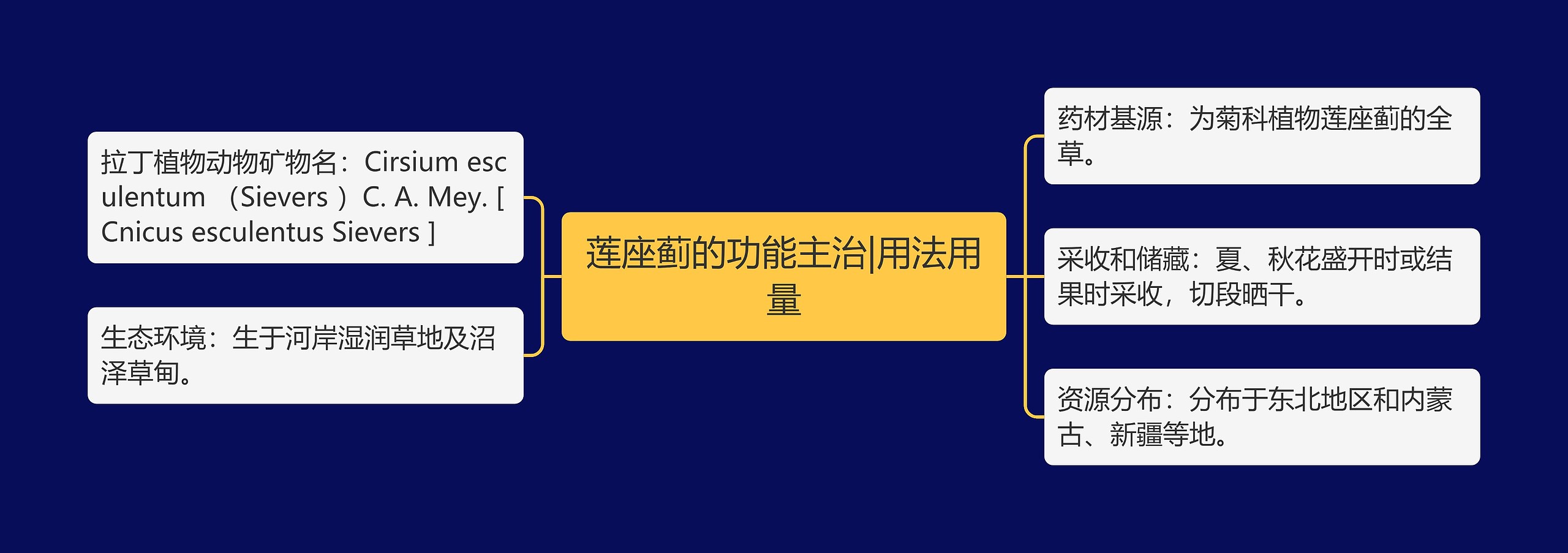 莲座蓟的功能主治|用法用量 莲座蓟的功能主治|用法用量