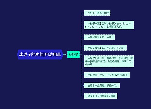 冰球子的功能|用法用量
