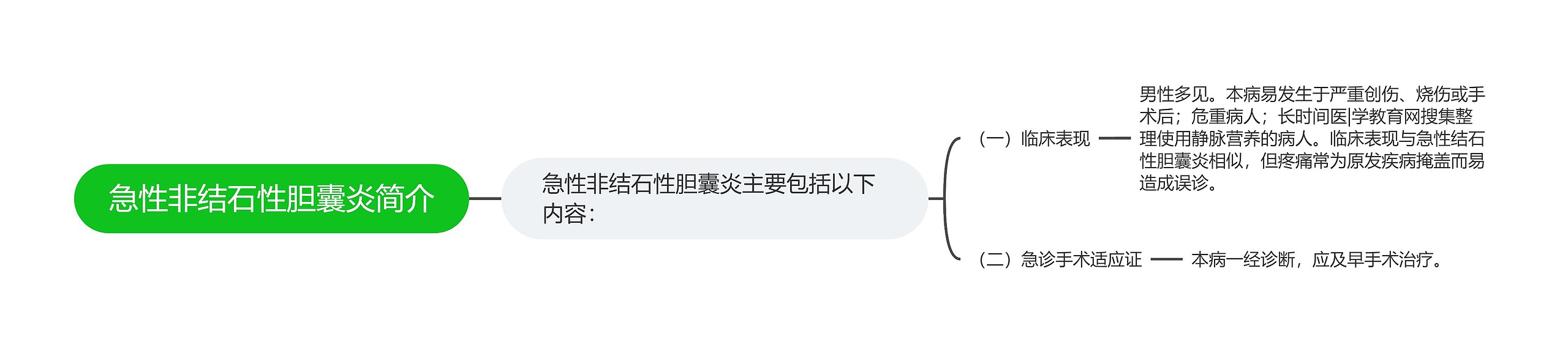 急性非结石性胆囊炎简介 急性非结石性胆囊炎简介