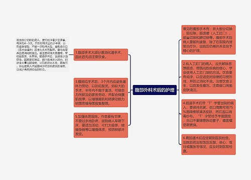 腹部外科术后的护理