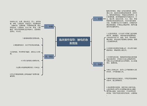 临床操作指导：触电的急救措施