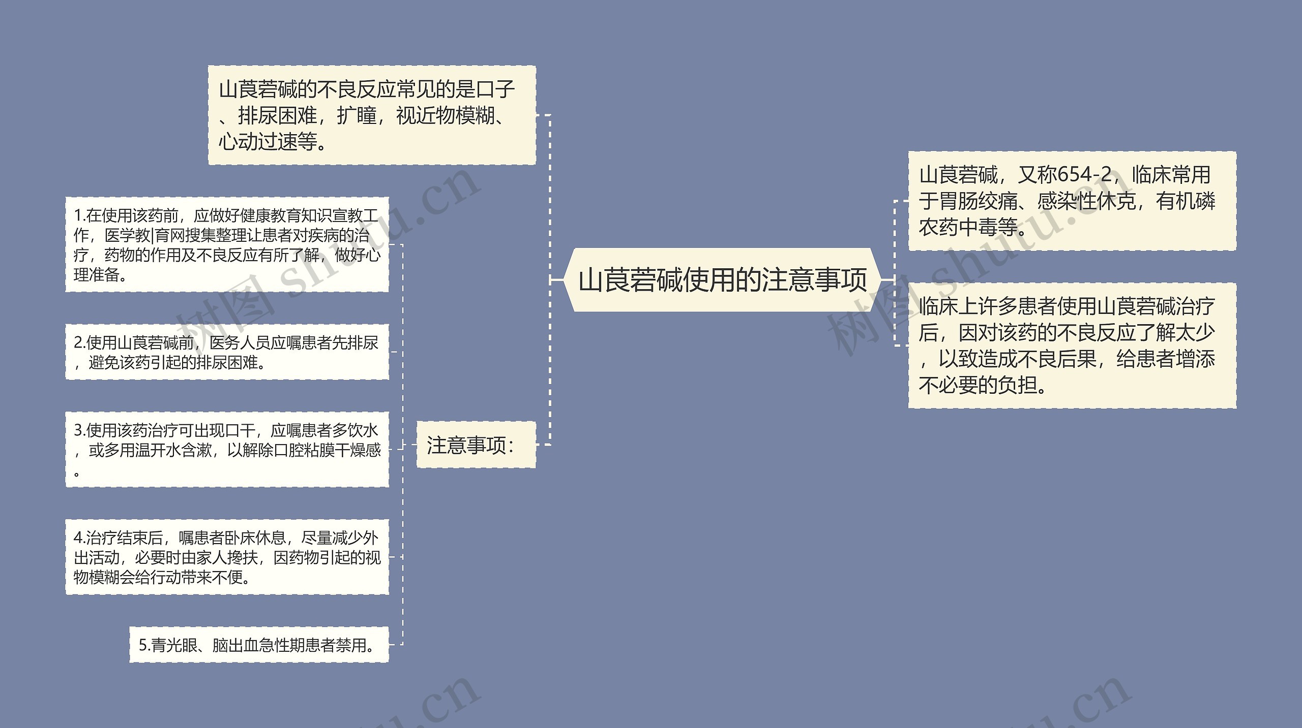 山茛菪碱使用的注意事项