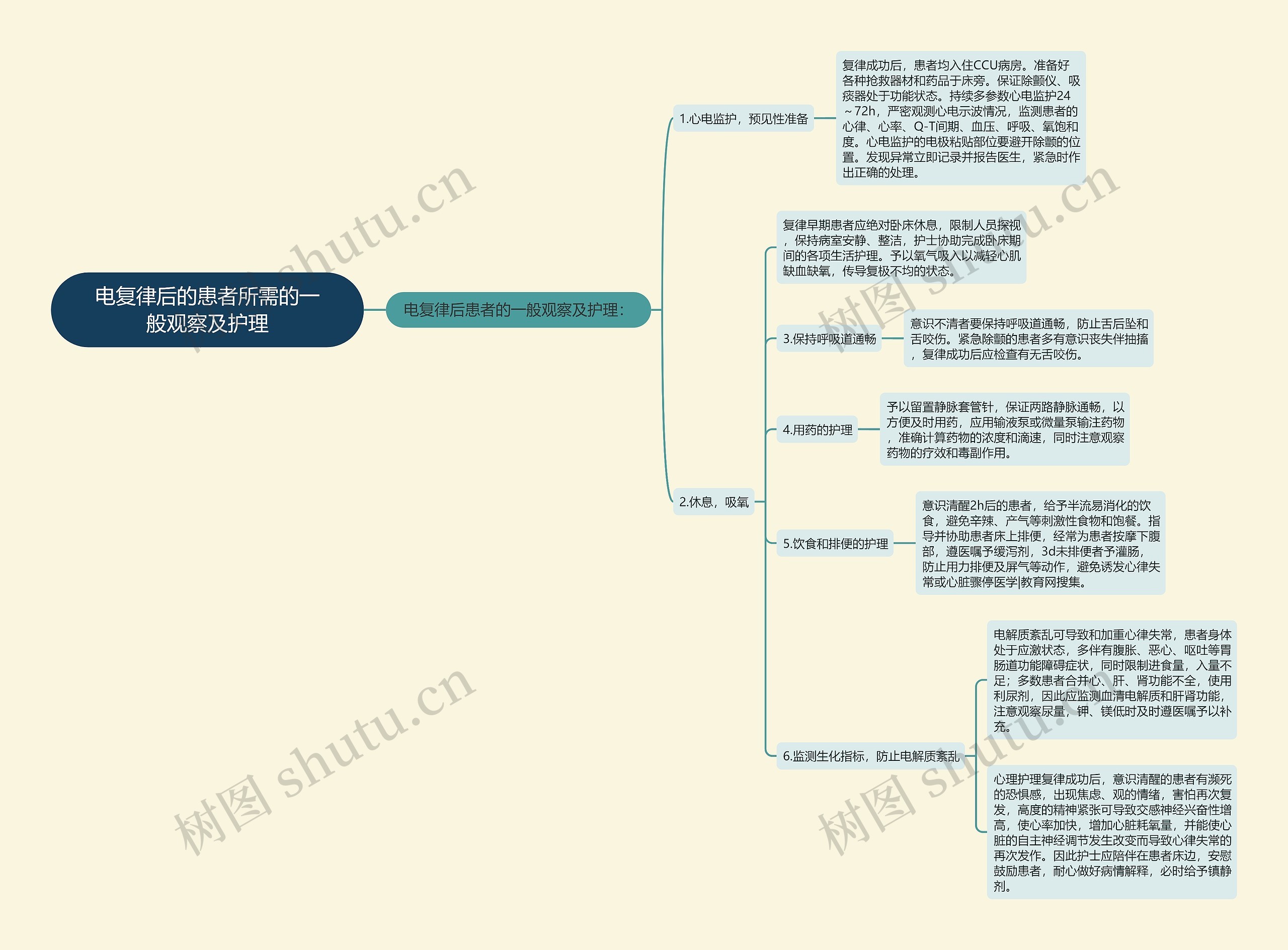 电复律后的患者所需的一般观察及护理