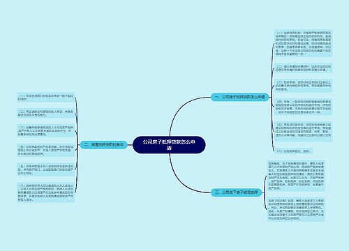 公司房子抵押贷款怎么申请