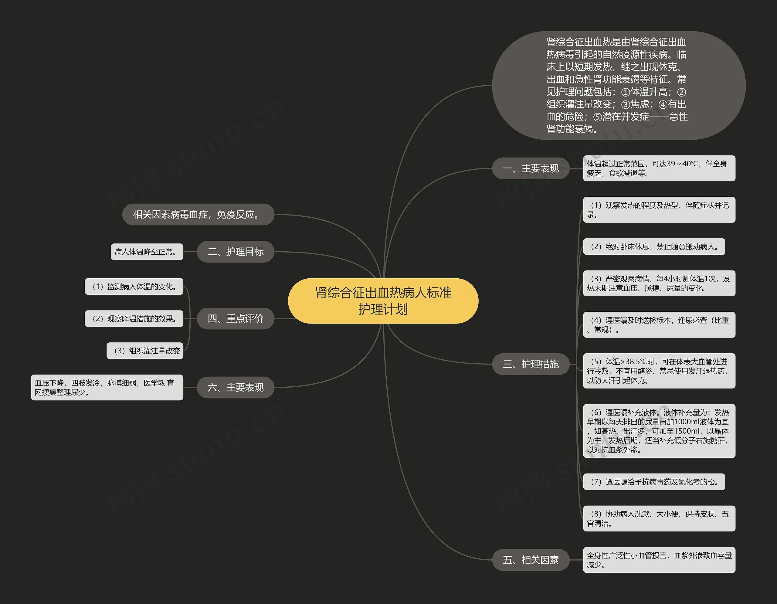 肾综合征出血热病人标准护理计划 肾综合征出血热病人标准护理计划