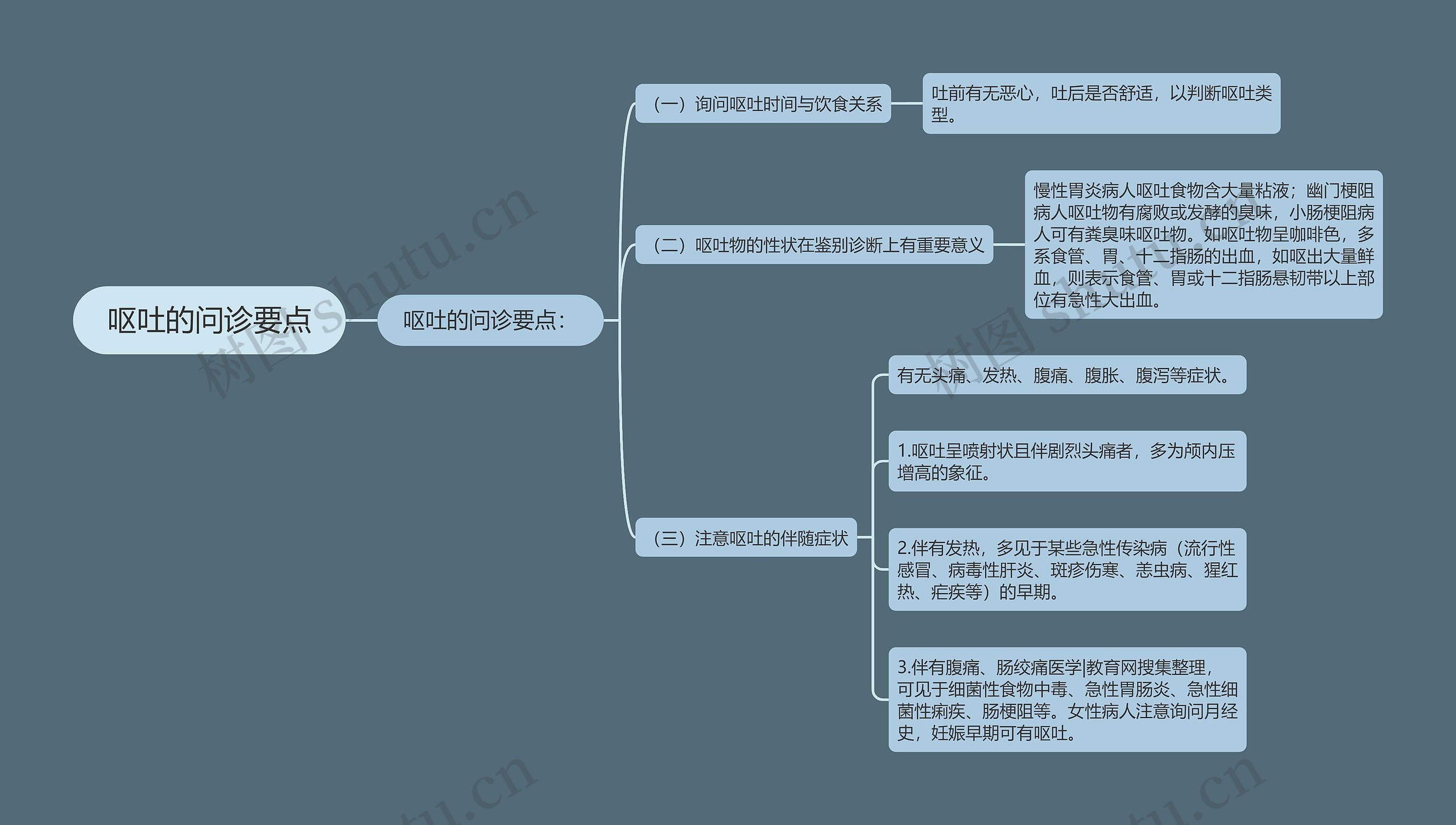 呕吐的问诊要点