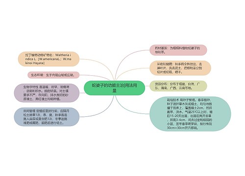 蛇婆子的功能主治|用法用量