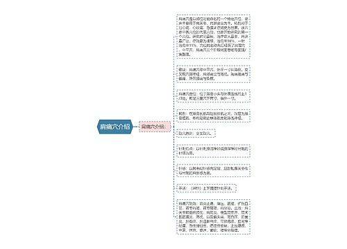 肩痛穴介绍