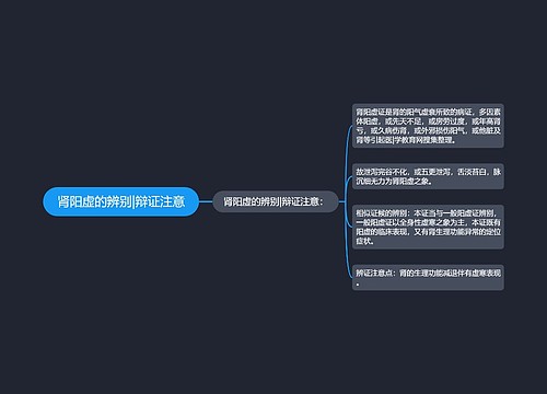 肾阳虚的辨别|辩证注意