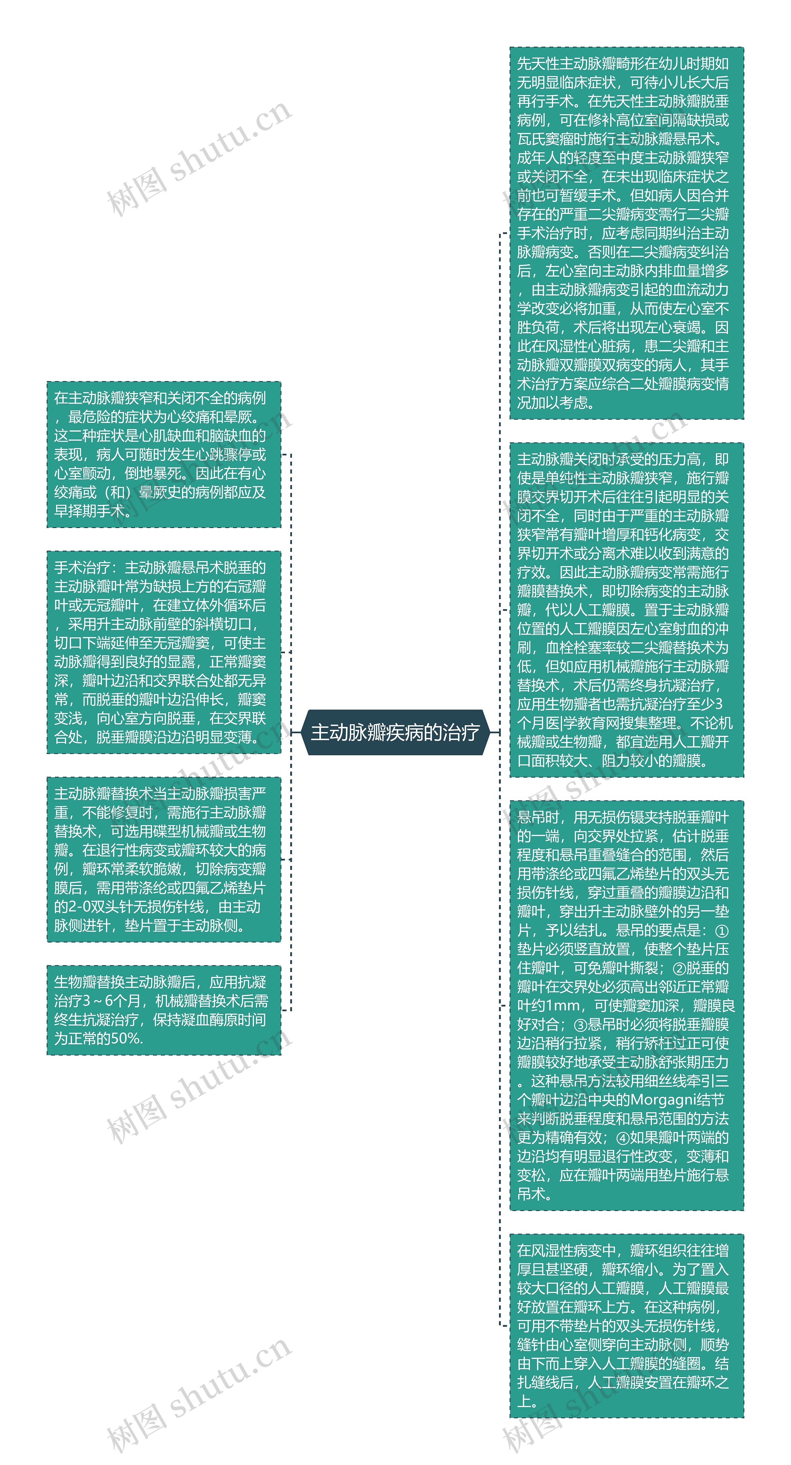 主动脉瓣疾病的治疗思维导图