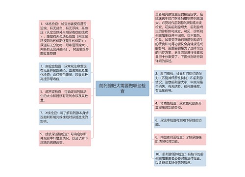 前列腺肥大需要做哪些检查