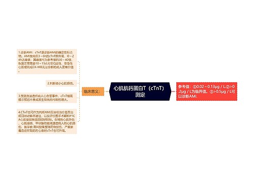 心肌肌钙蛋白T（cTnT）测定