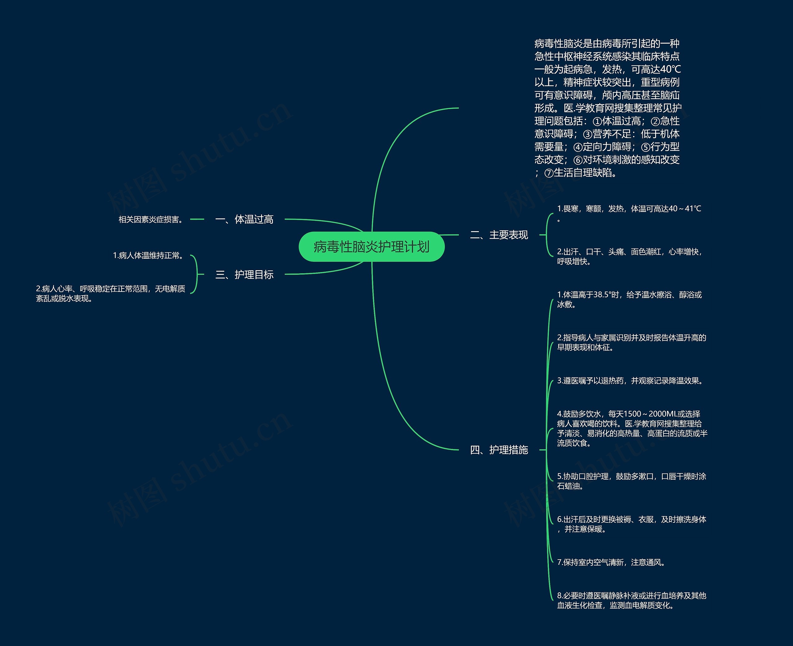 病毒性脑炎护理计划