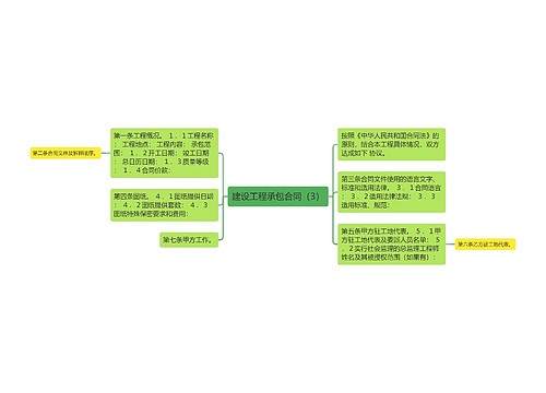 建设工程承包合同（3）