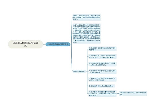 回避型人格障碍的特征要点