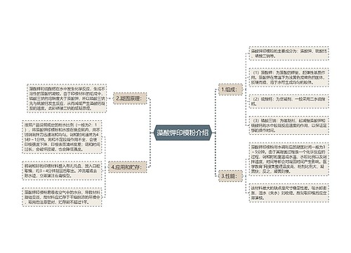 藻酸钾印模粉介绍