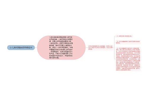 小儿房间隔缺损早期症状