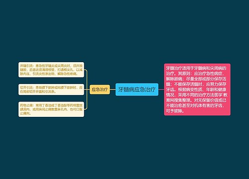 牙髓病应急治疗