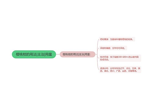 樱桃枝的用法|主治|用量