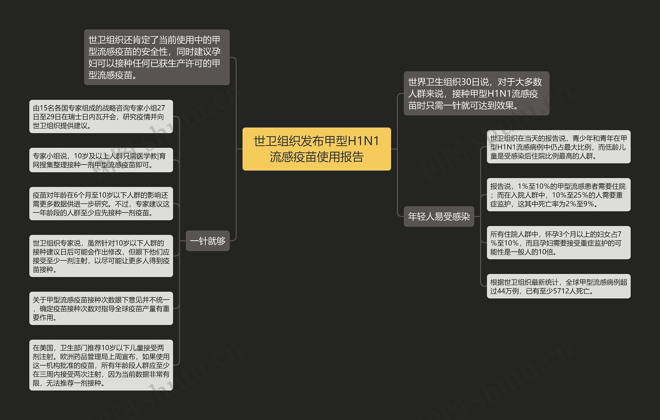 世卫组织发布甲型H1N1流感疫苗使用报告