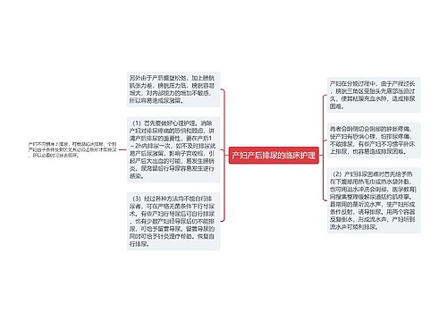 产妇产后排尿的临床护理