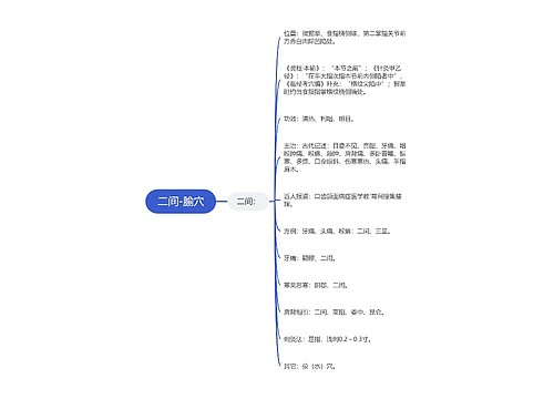 二间-腧穴