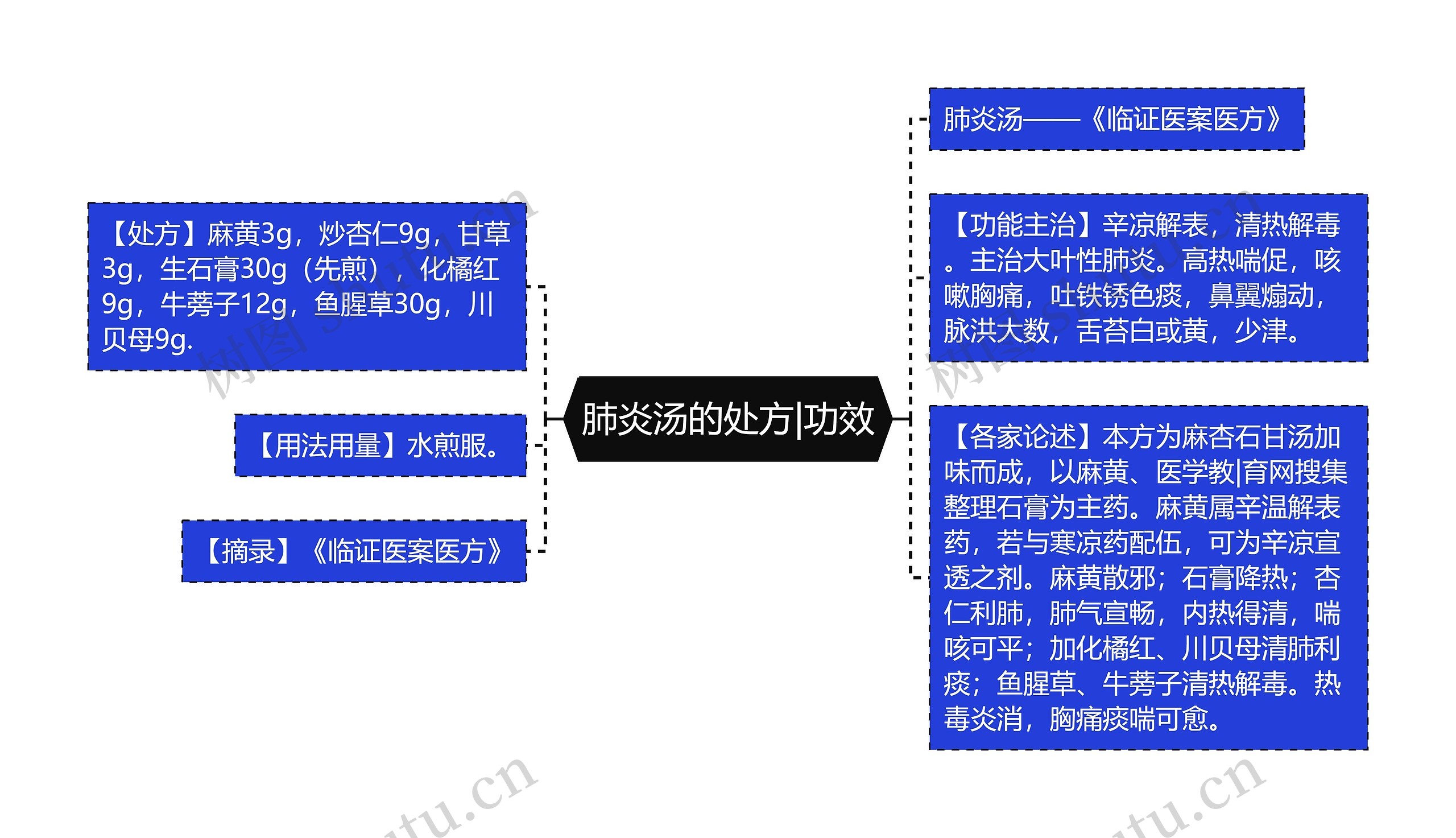 肺炎汤的处方|功效