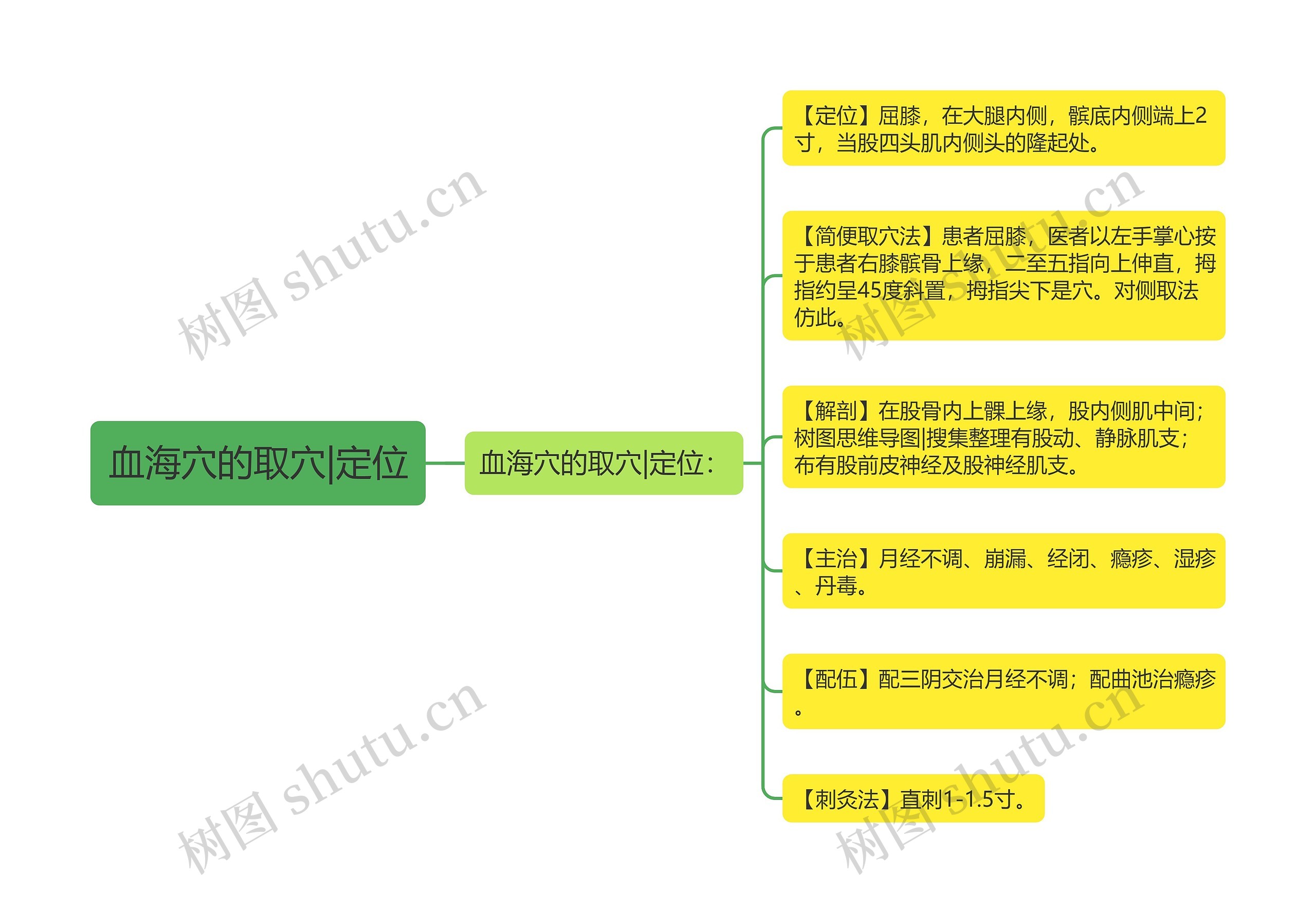血海穴的取穴|定位 血海穴的取穴|定位