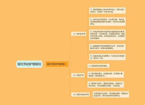 猩红热的护理原则