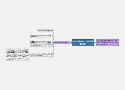 基础护理考点：烧伤严重性程度