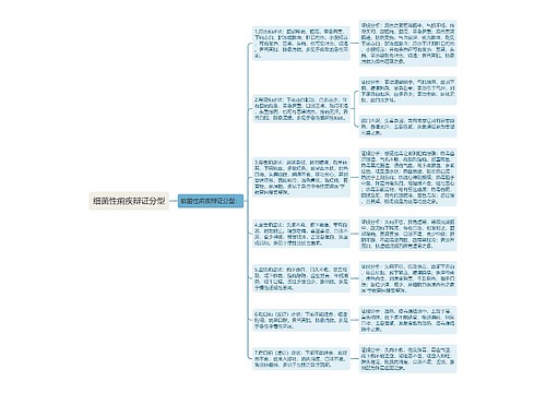 细菌性痢疾辩证分型