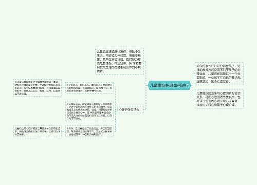 儿童癔症护理如何进行