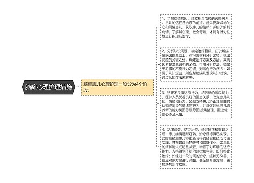 脑瘫心理护理措施