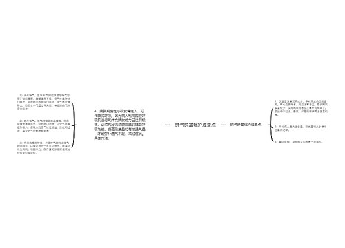 肺气肿基础护理要点