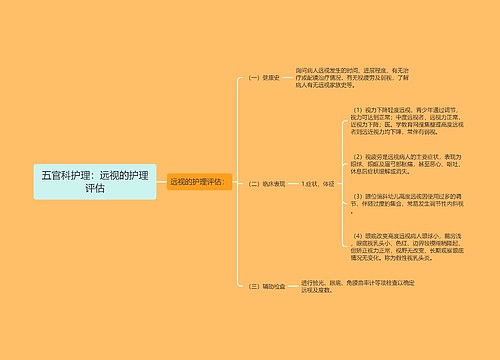 五官科护理：远视的护理评估