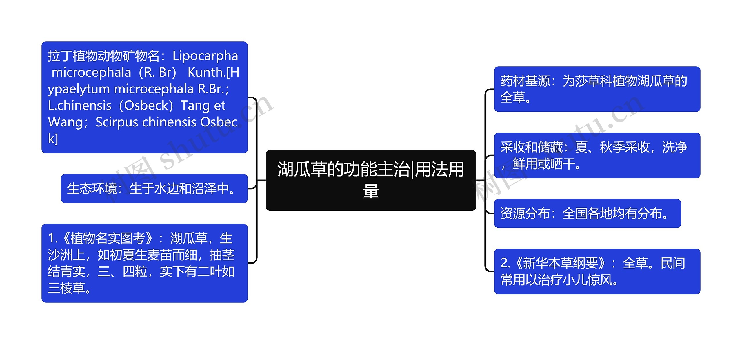 湖瓜草的功能主治|用法用量