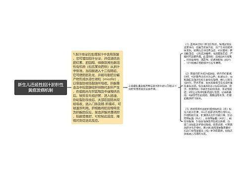 新生儿迁延性胆汁淤积性黄疸发病机制