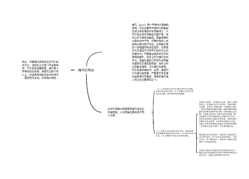 痛风的概述