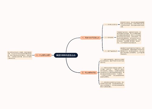 网贷1000不还怎么办