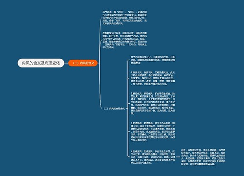 内风的含义及病理变化