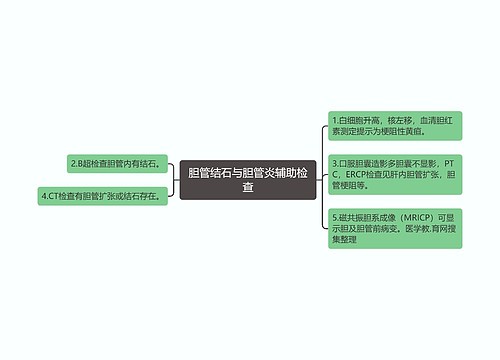 胆管结石与胆管炎辅助检查