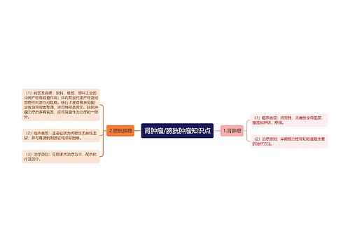 肾肿瘤/膀胱肿瘤知识点