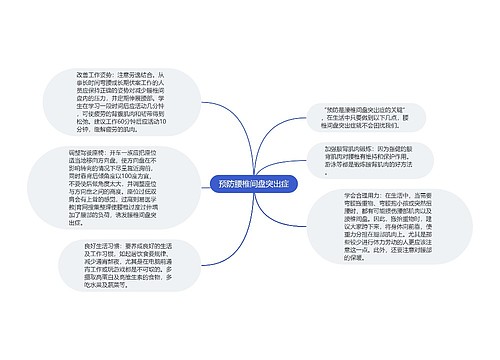 预防腰椎间盘突出症